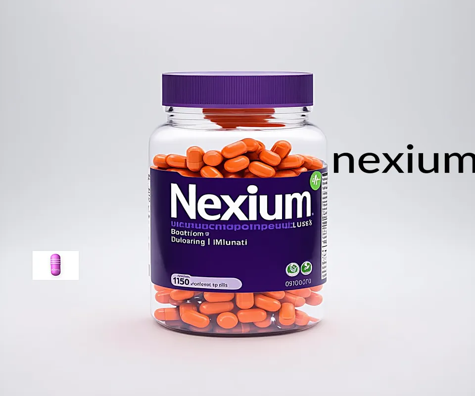 Nexium nombre comercial y generico